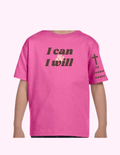 I Can & I Will - Kids T-Shirt featuring unique artwork, perfect for personal style and expression.