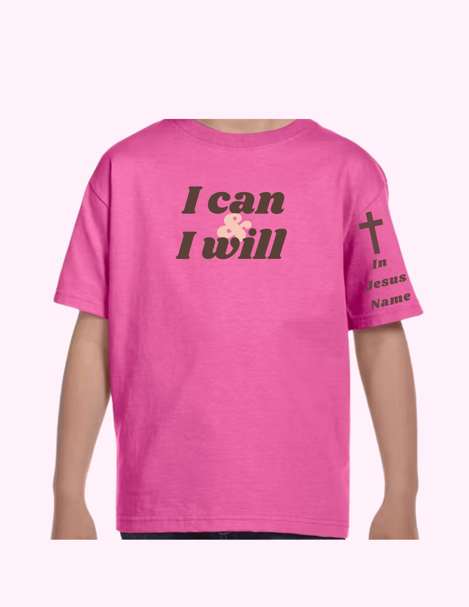 I Can & I Will - Kids T-Shirt featuring unique artwork, perfect for personal style and expression.