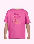 Cow Girl - Kids T-Shirt featuring unique artwork, perfect for personal style and expression.