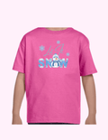 Let It Snow (Blue) - Kids T-Shirt featuring unique artwork, perfect for personal style and expression.