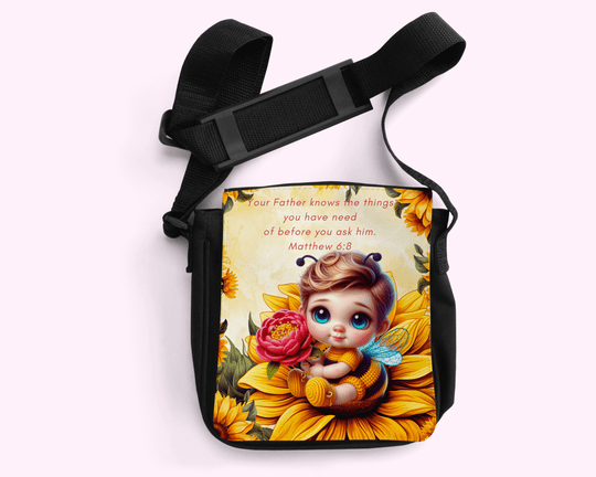 Bee - Crossbody Small Bag featuring unique artwork, perfect for personal style and expression.