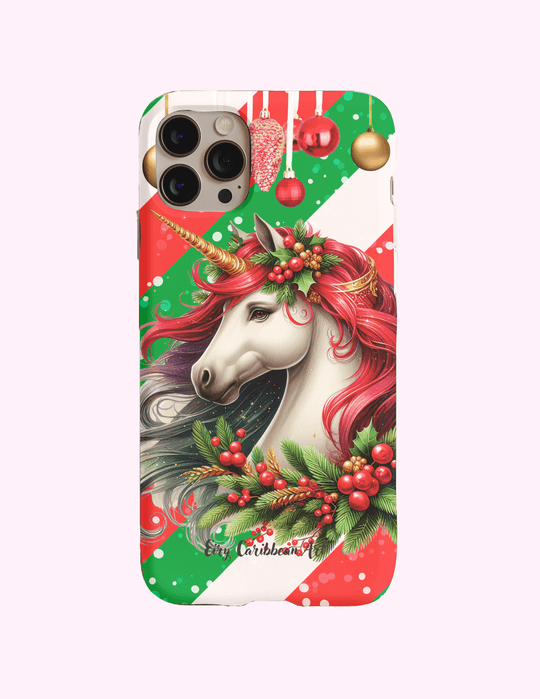 Christmas Unicorn  - 3D Phone Case