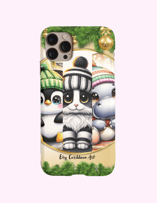 Festive Animals - 3D Phone Case