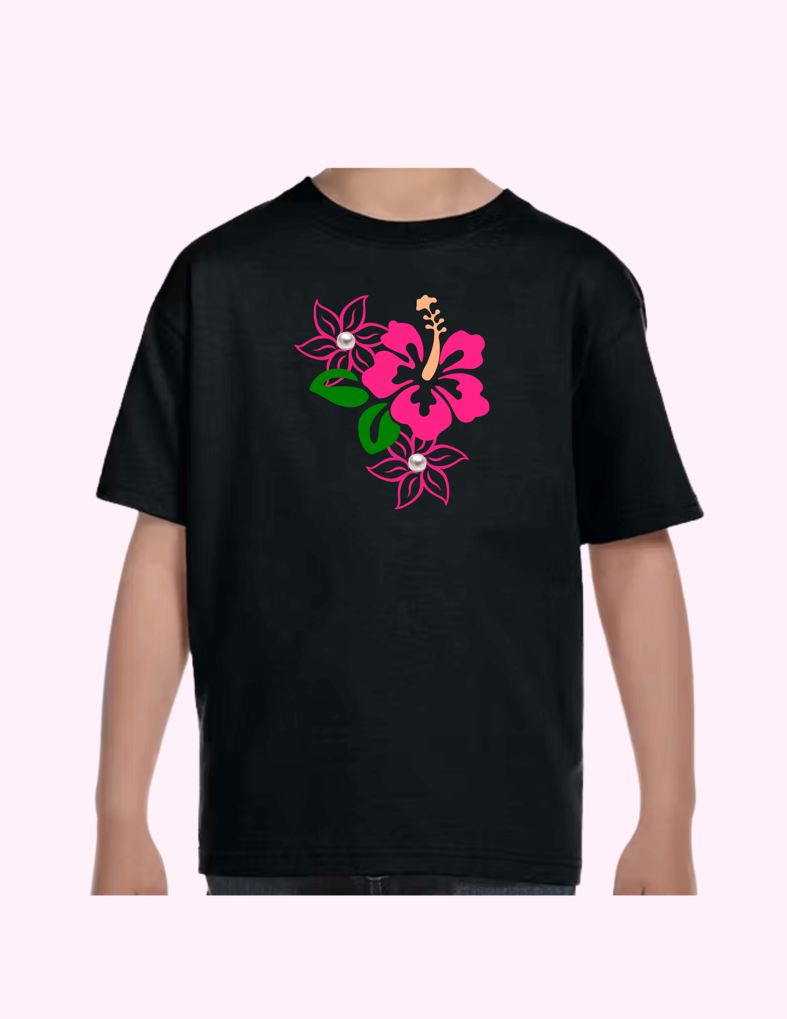 Caribbean Flower - Kids T-Shirt featuring unique artwork, perfect for personal style and expression.