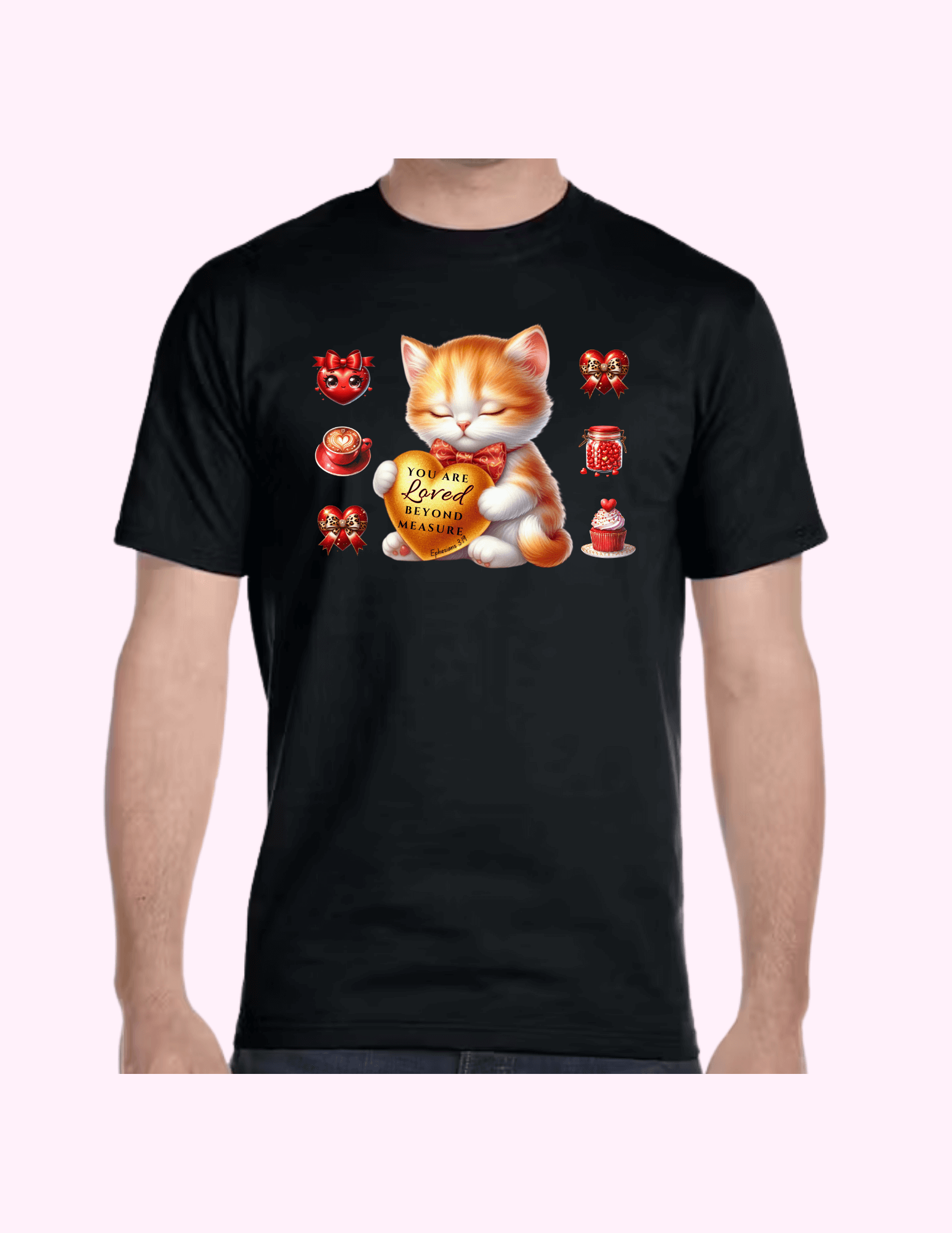 You Are Loved - Adult T-Shirt featuring unique artwork, perfect for personal style and expression.