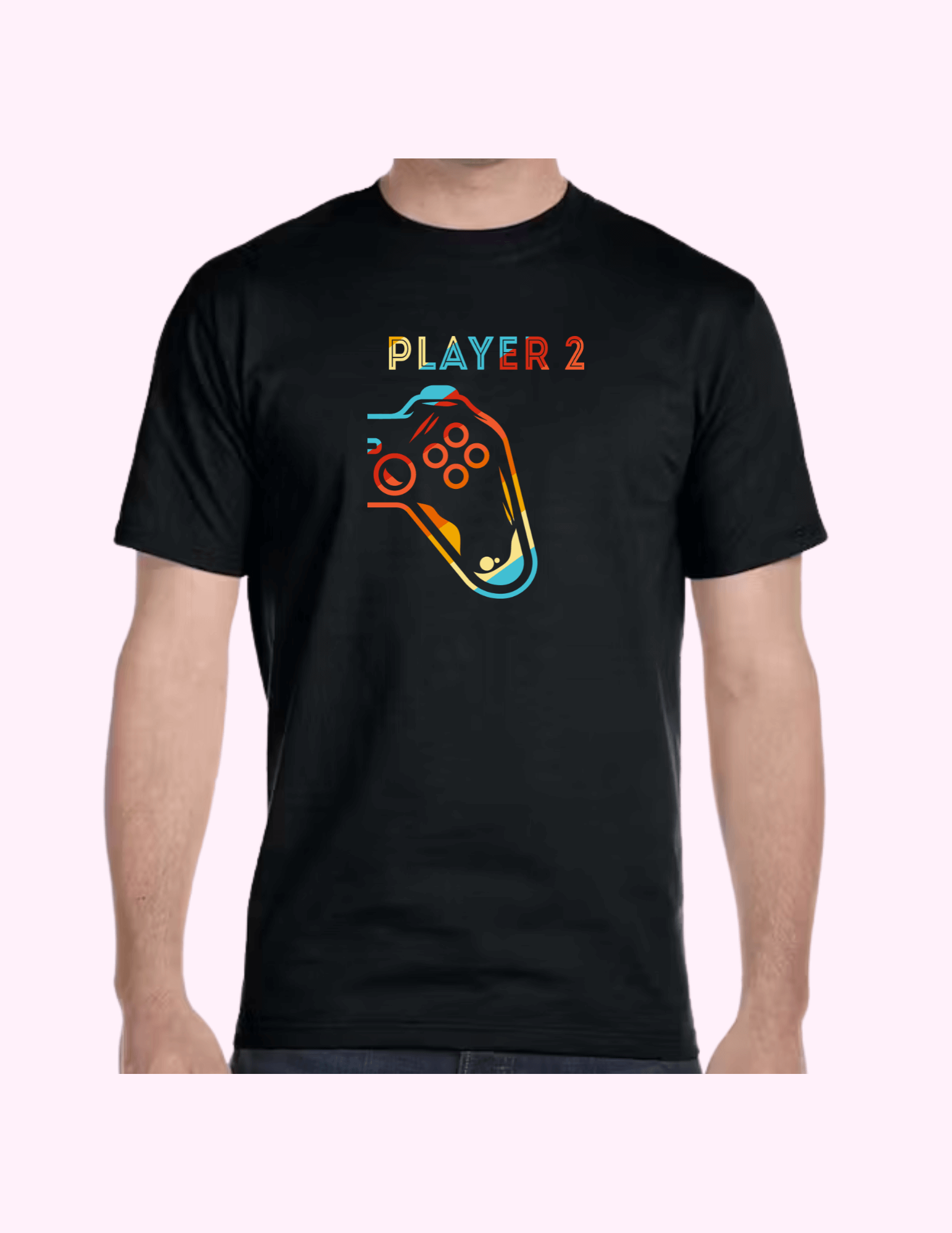 Player 2 - Adult T-Shirt featuring unique artwork, perfect for personal style and expression.