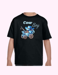 Cow Boy - Kids T-Shirt featuring unique artwork, perfect for personal style and expression.