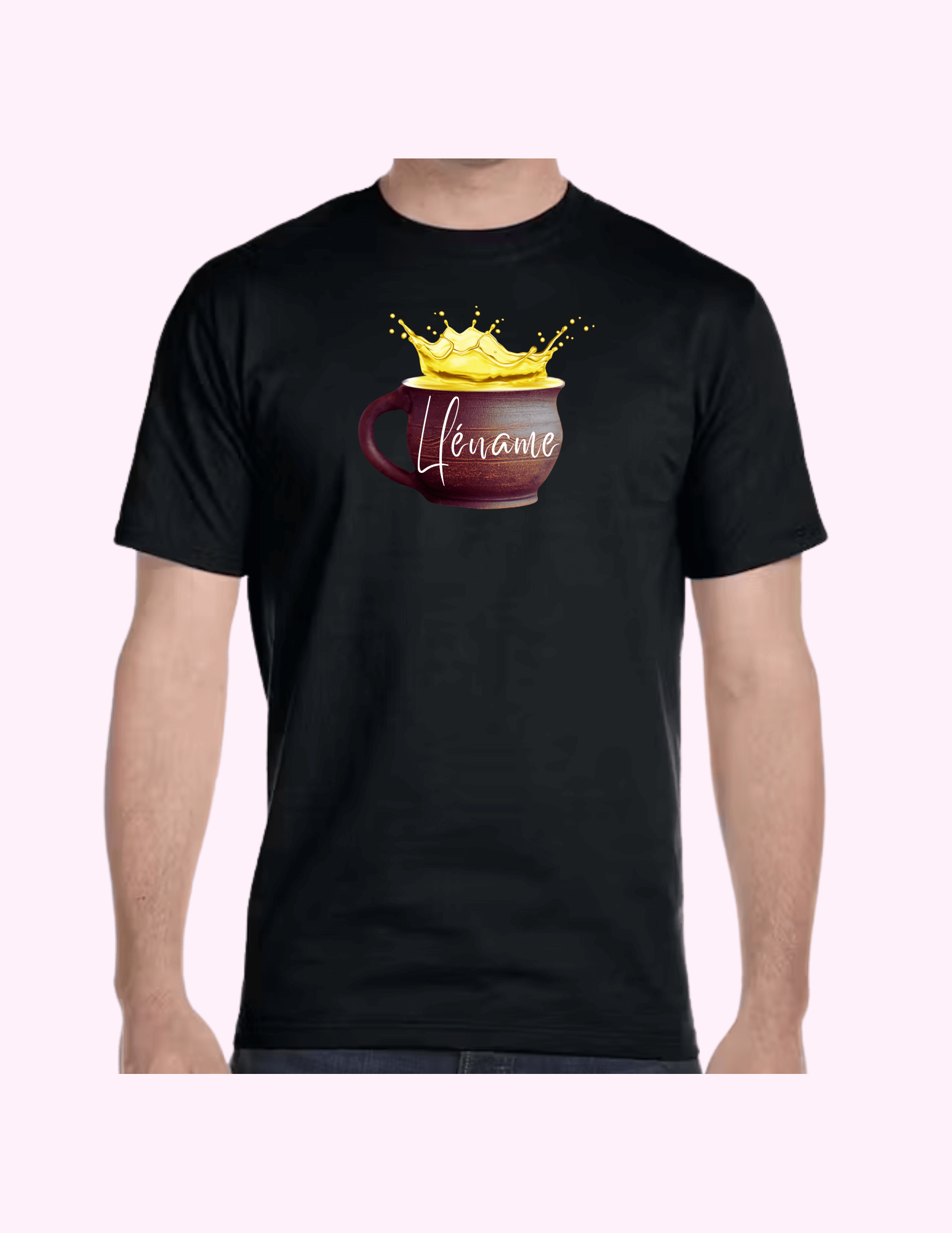 Lléname - Adult T-Shirt featuring unique artwork, perfect for personal style and expression.