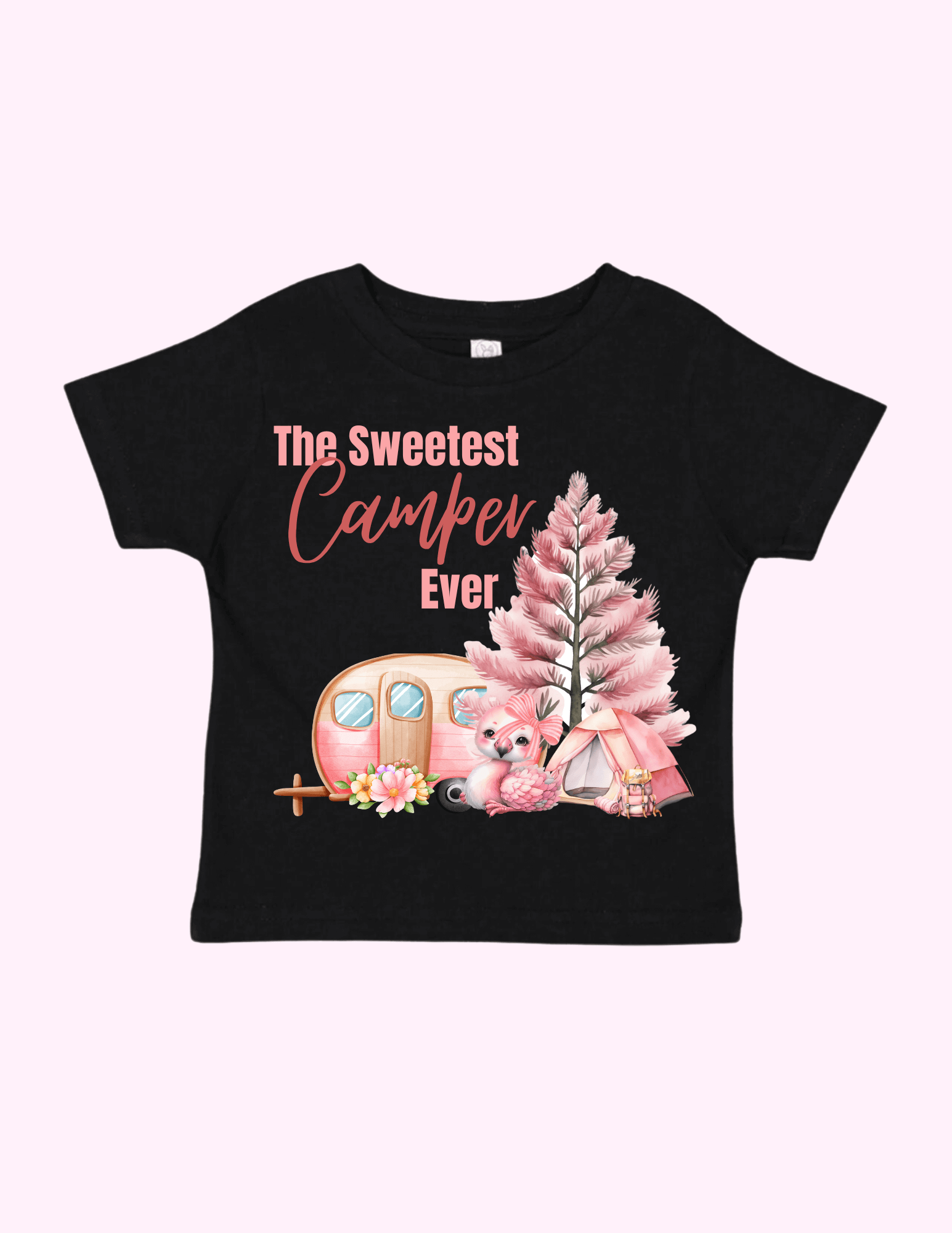 Sweetest Camper Girl (Toddler) featuring unique artwork, perfect for personal style and expression.