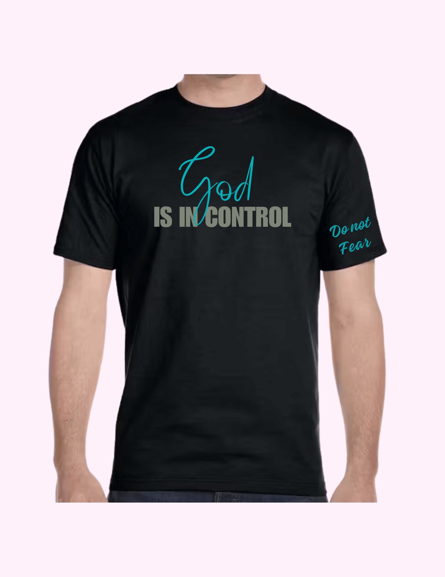 God Is In Control - Adult T-Shirt featuring unique artwork, perfect for personal style and expression.