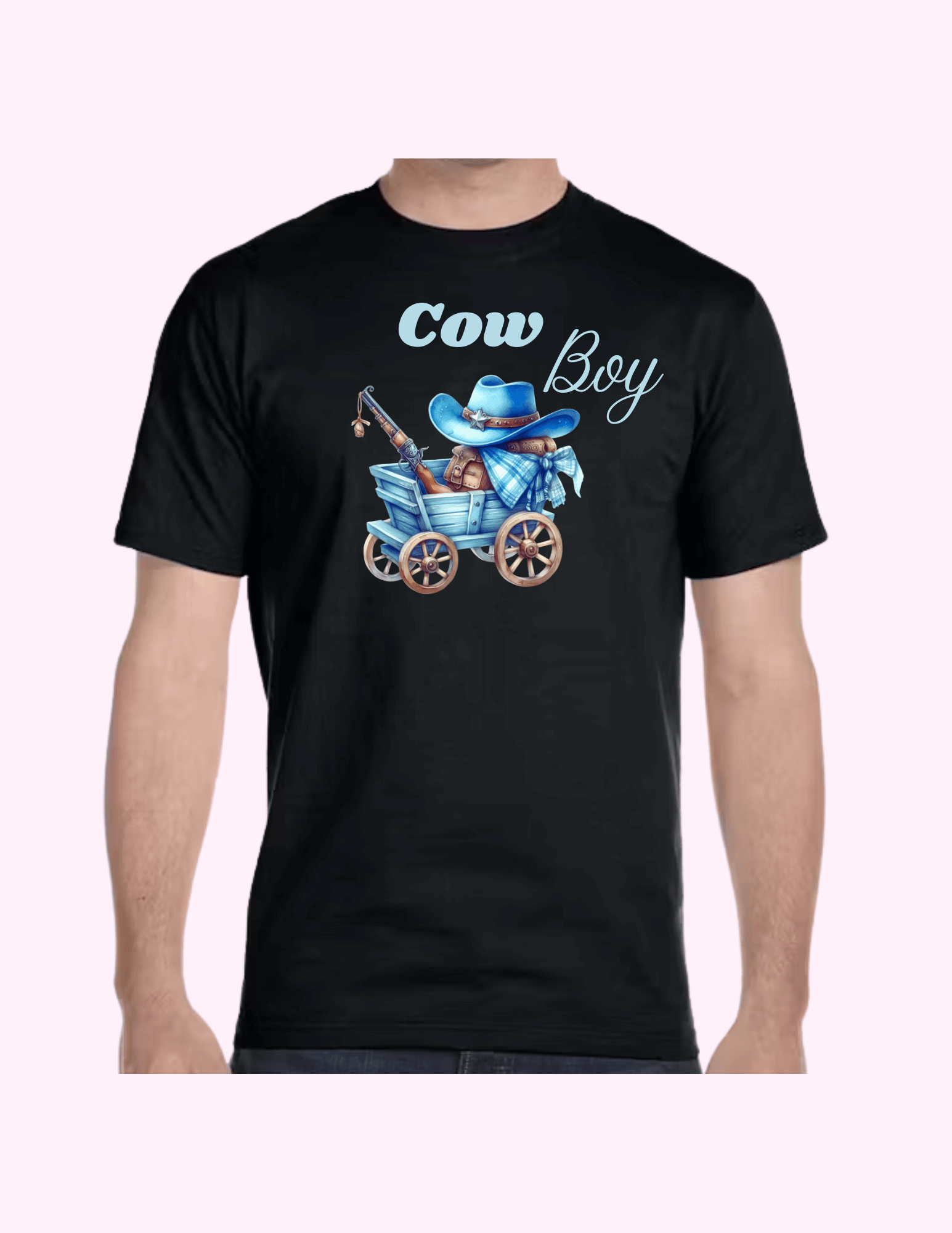 Cowboy - Adult T-Shirt featuring unique artwork, perfect for personal style and expression.