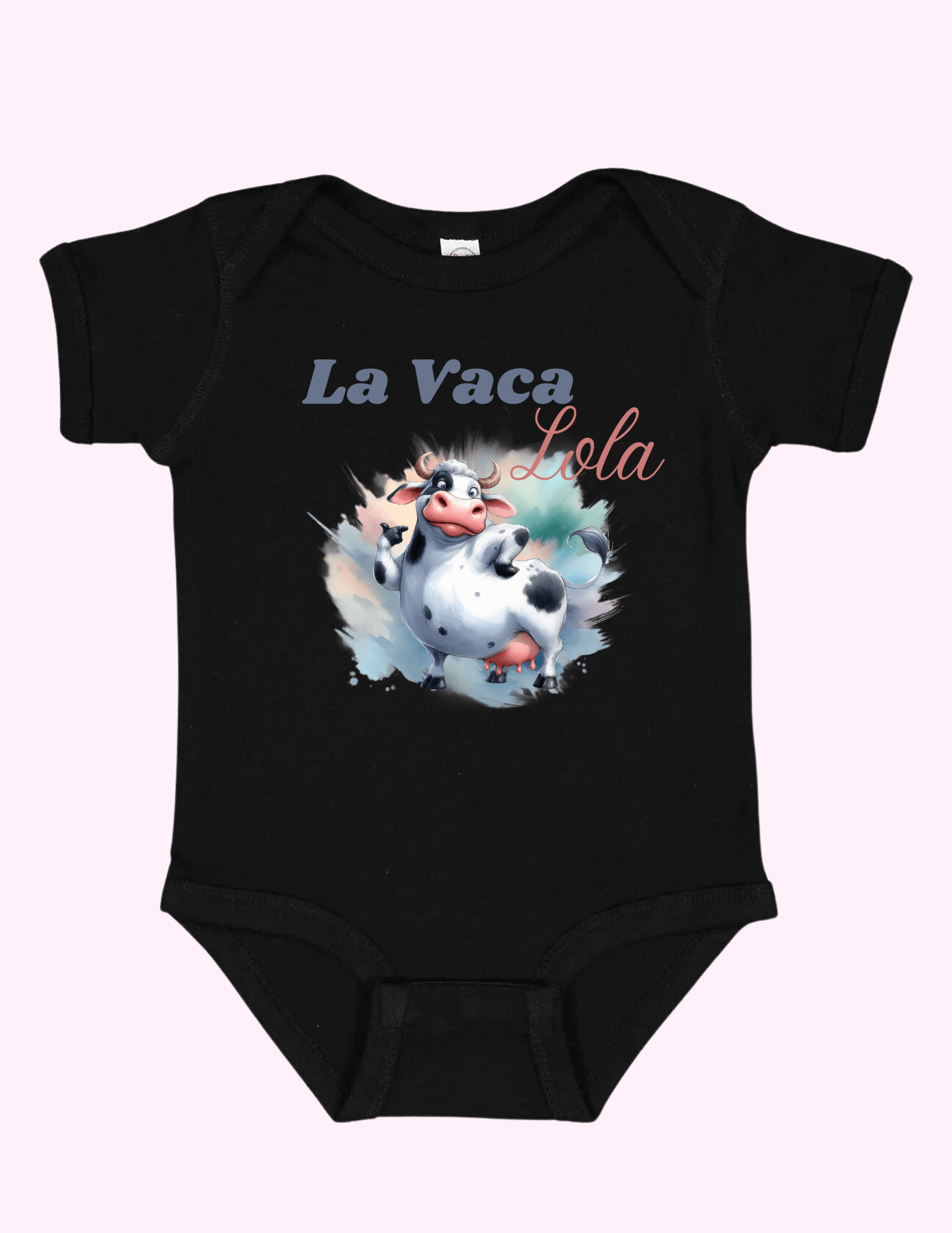 La Vaca Lola (Infant) featuring unique artwork, perfect for personal style and expression.