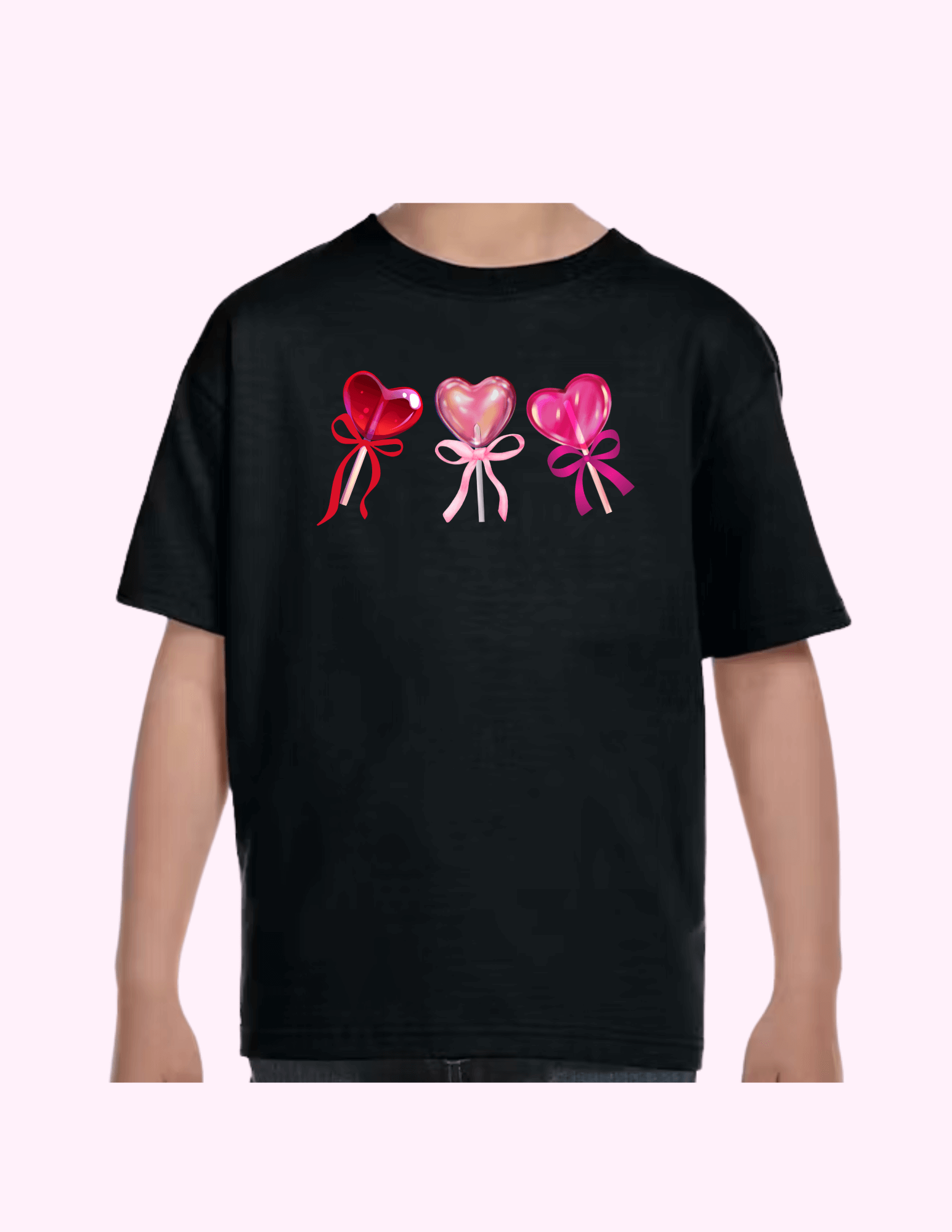 Lollypop Heart - Kids T-Shirt featuring unique artwork, perfect for personal style and expression.
