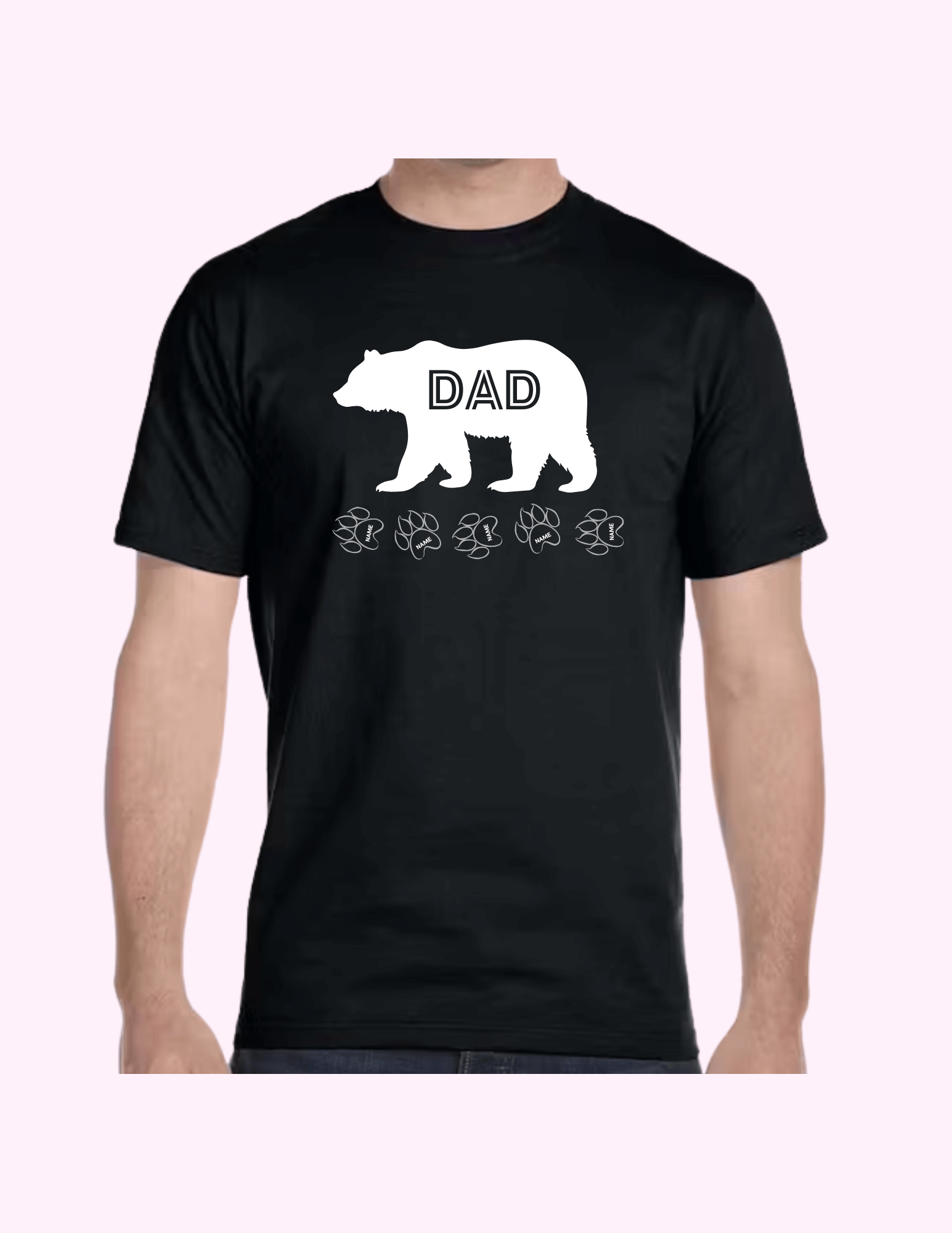Dad Bear - Adult T-Shirt featuring unique artwork, perfect for personal style and expression.