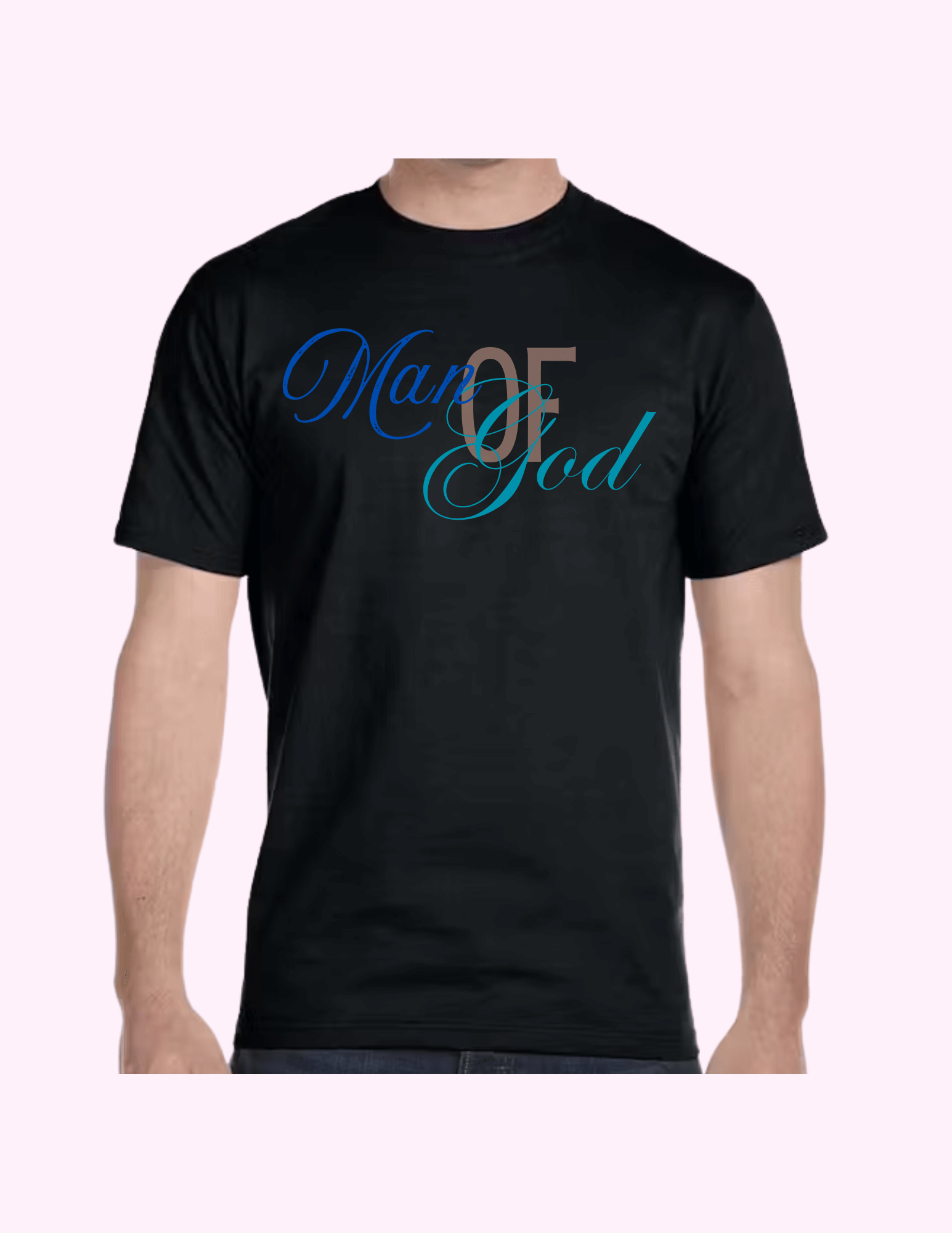 Man Of God - Adult T-Shirt featuring unique artwork, perfect for personal style and expression.