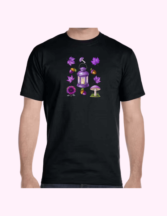 Purple Autumn - Adult T-Shirt