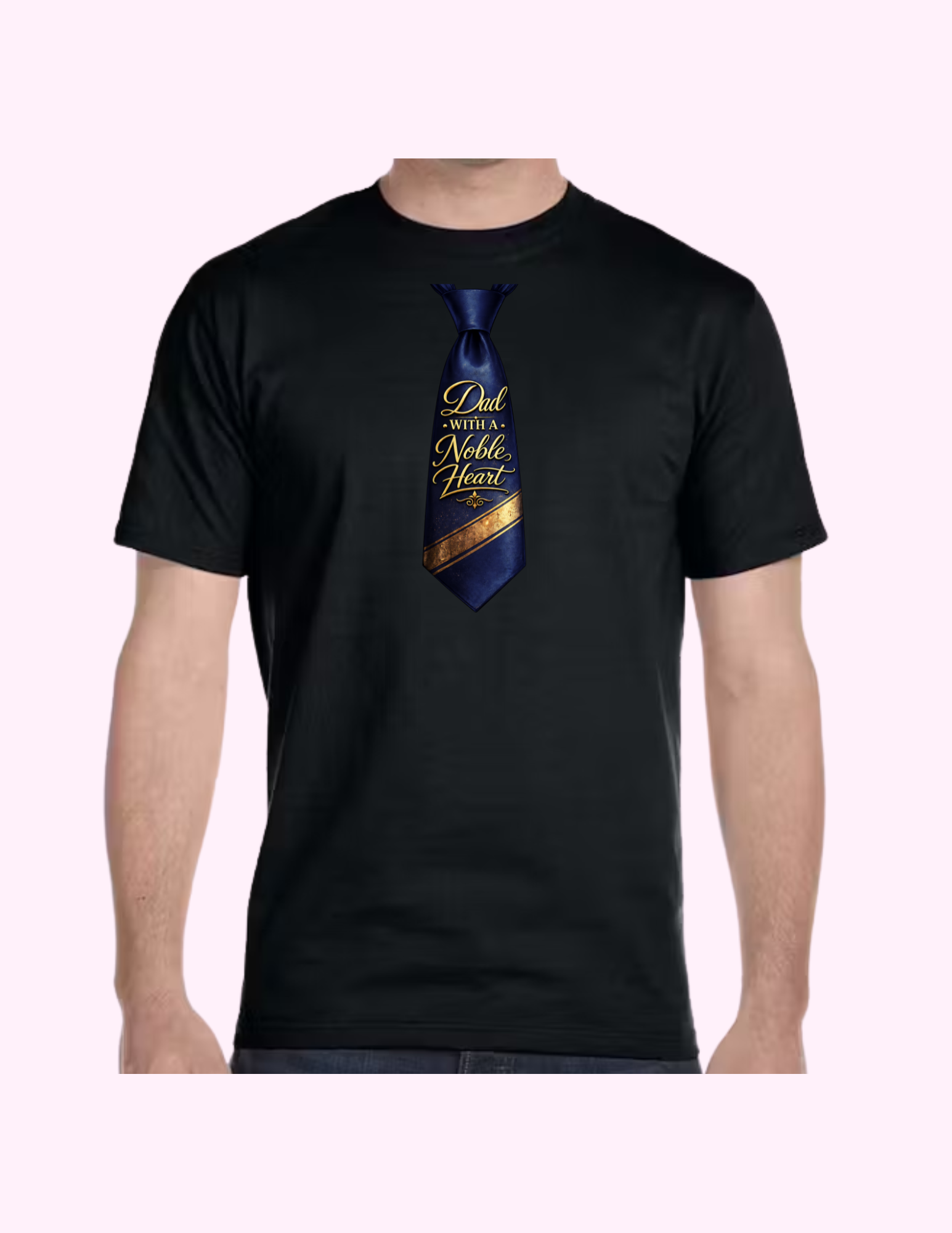 Dad With A Noble Heart - Adult T-Shirt