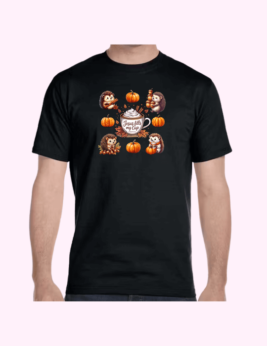 Jesus Fills My Cup - Adult T-Shirt