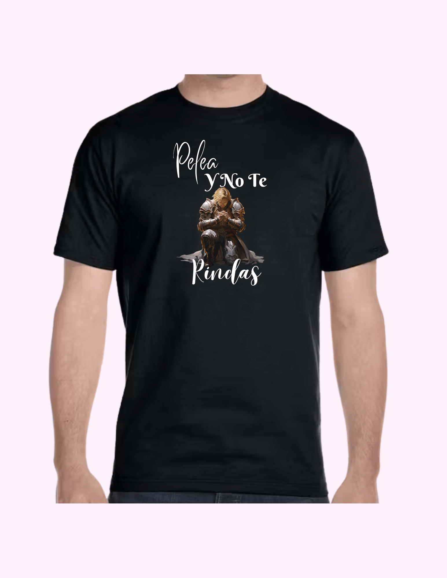Pelea Y No Te Rindas (Hombre) - Adult T-Shirt featuring unique artwork, perfect for personal style and expression.