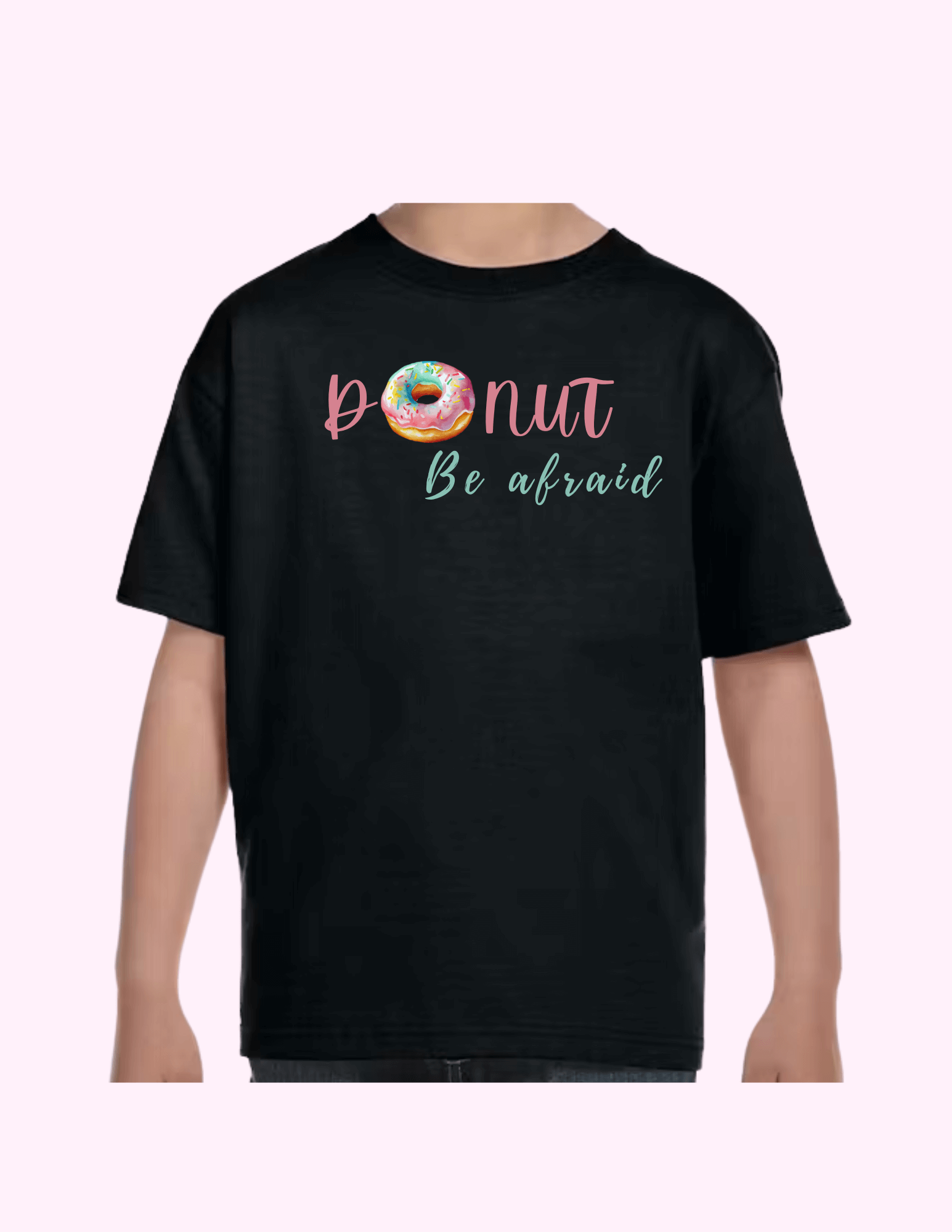 Donut Be Afraid - Kids T-Shirt featuring unique artwork, perfect for personal style and expression.