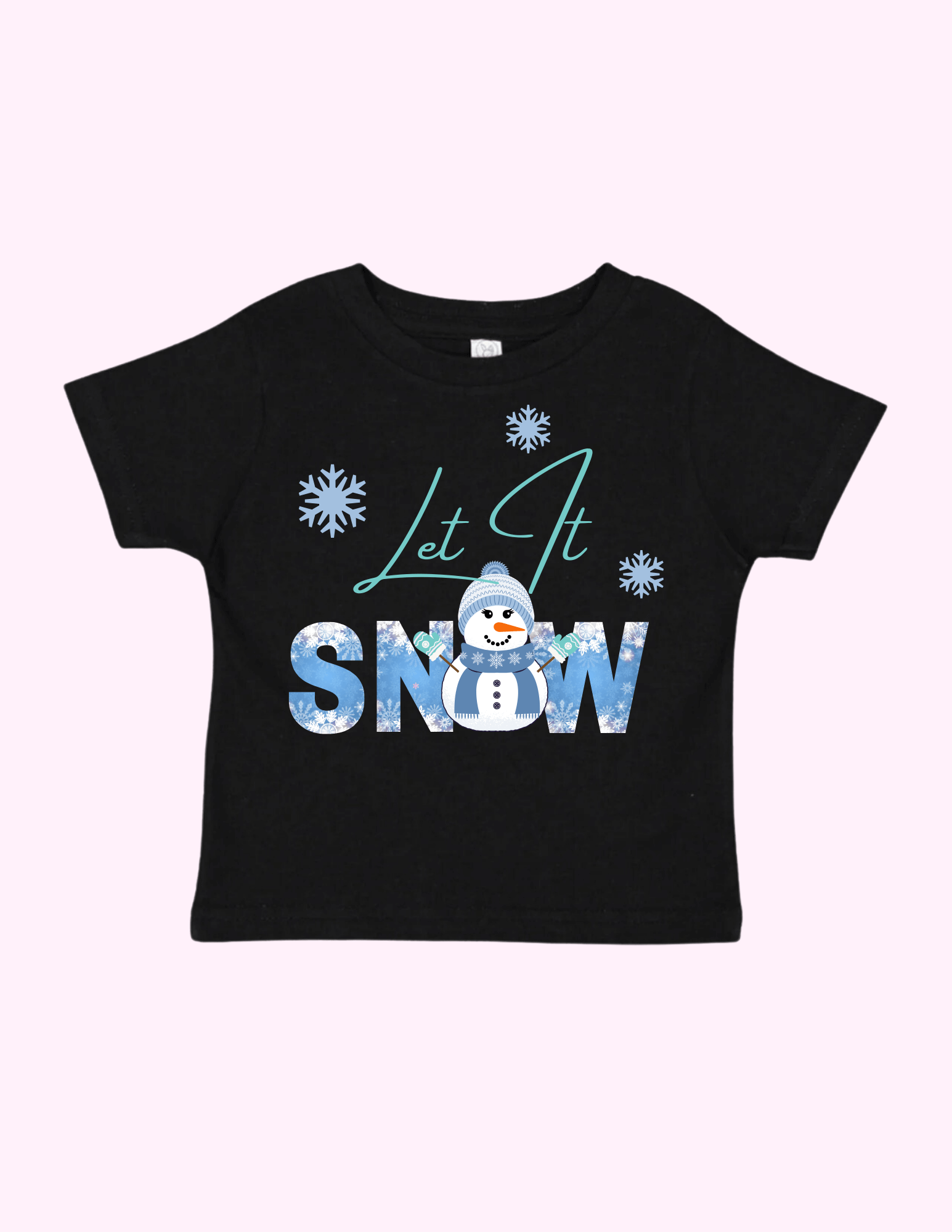 Let It Snow Blue (Toddler) featuring unique artwork, perfect for personal style and expression.
