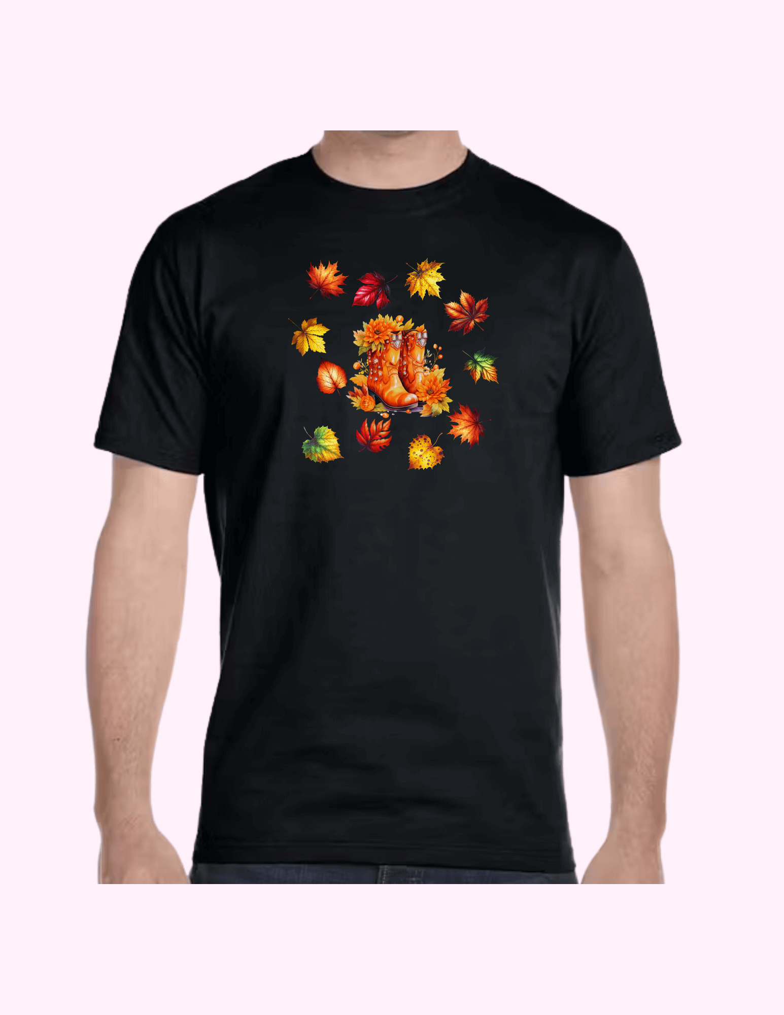 Autumn On Boots - Adult T-Shirt
