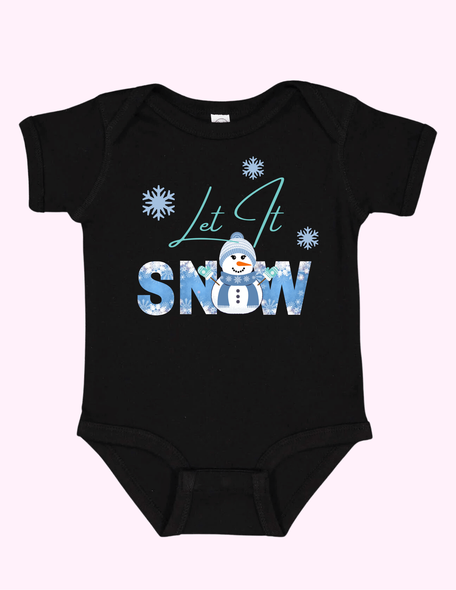 Let It Snow - Blue (Infant) featuring unique artwork, perfect for personal style and expression.