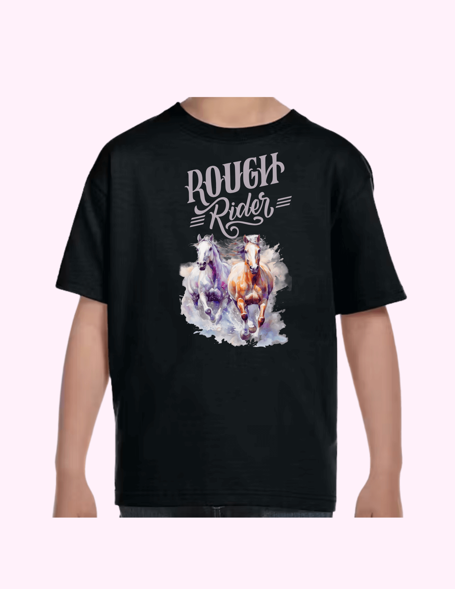 Rough Rider - Kids T-Shirt featuring unique artwork, perfect for personal style and expression.