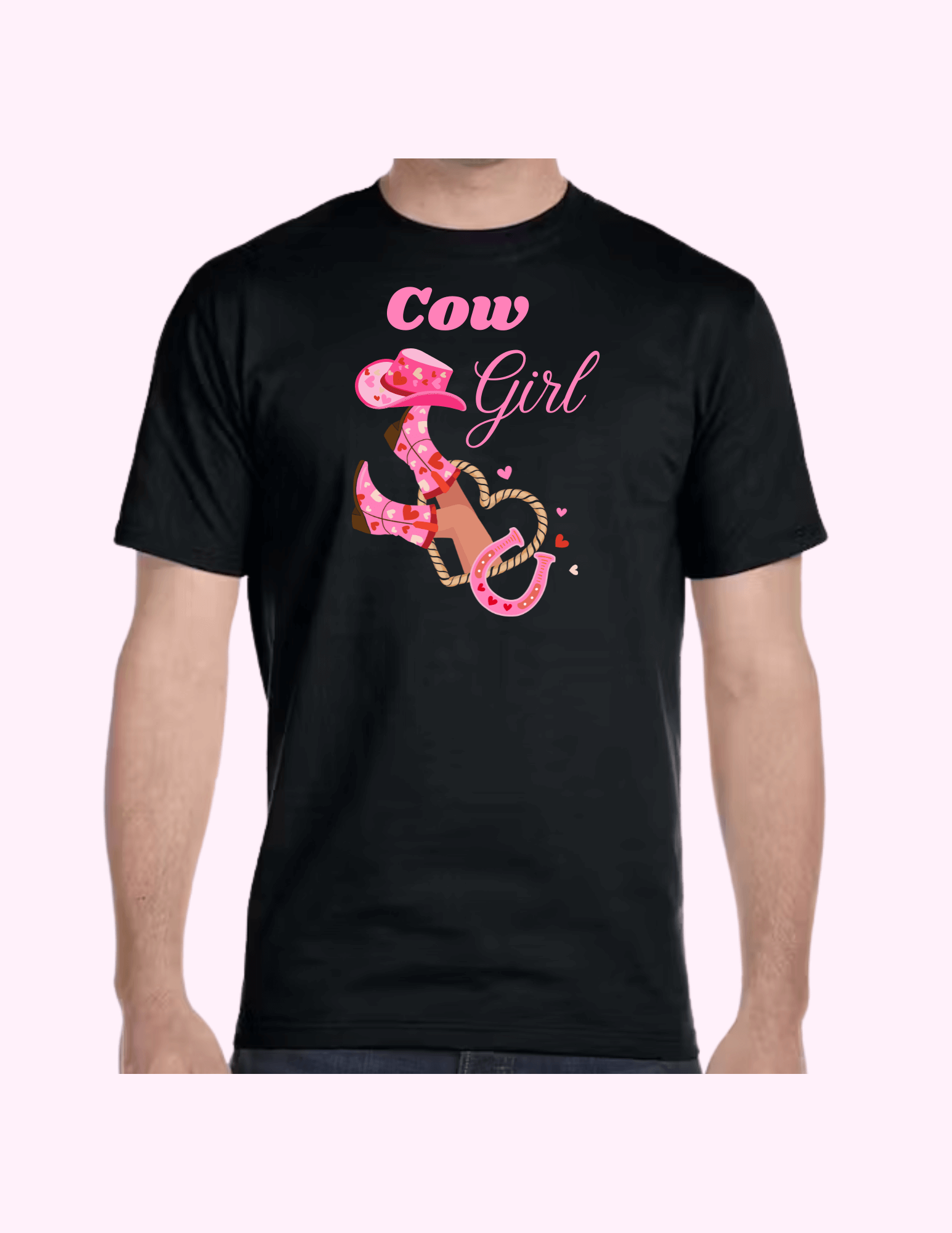 Cowgirl - Adult T-Shirt featuring unique artwork, perfect for personal style and expression.