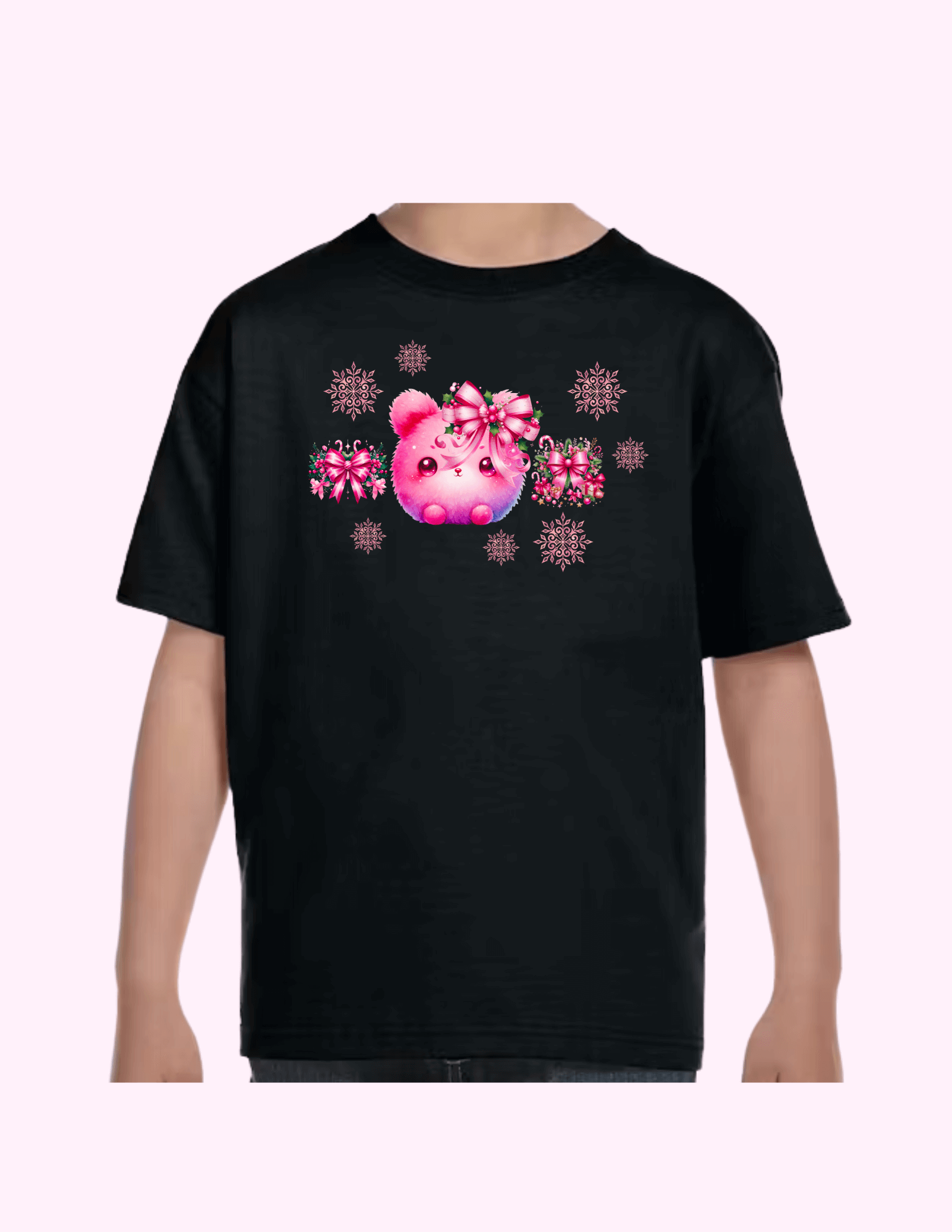 Winter Bunny - Kids T-Shirt featuring unique artwork, perfect for personal style and expression.