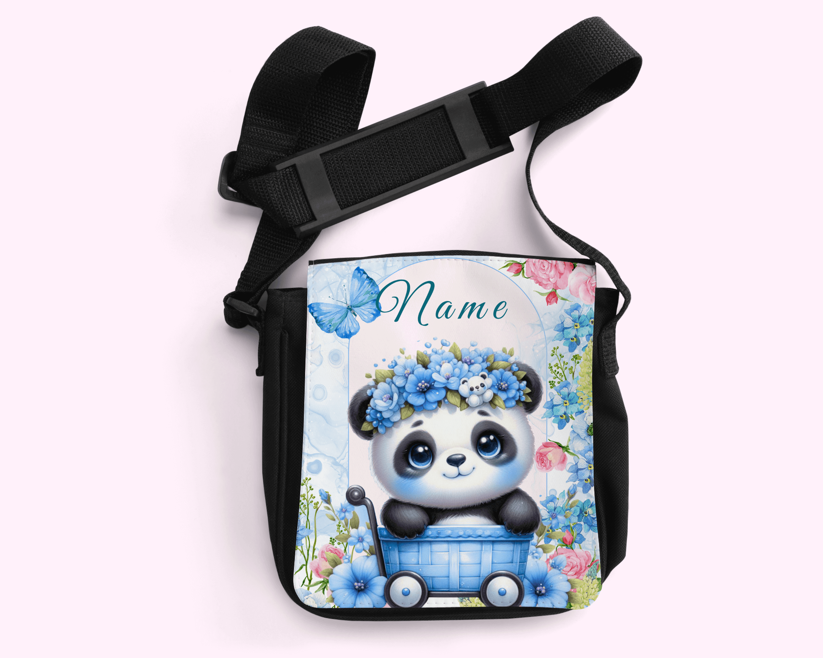 Blue Koala - Crossbody Small Bag featuring unique artwork, perfect for personal style and expression.