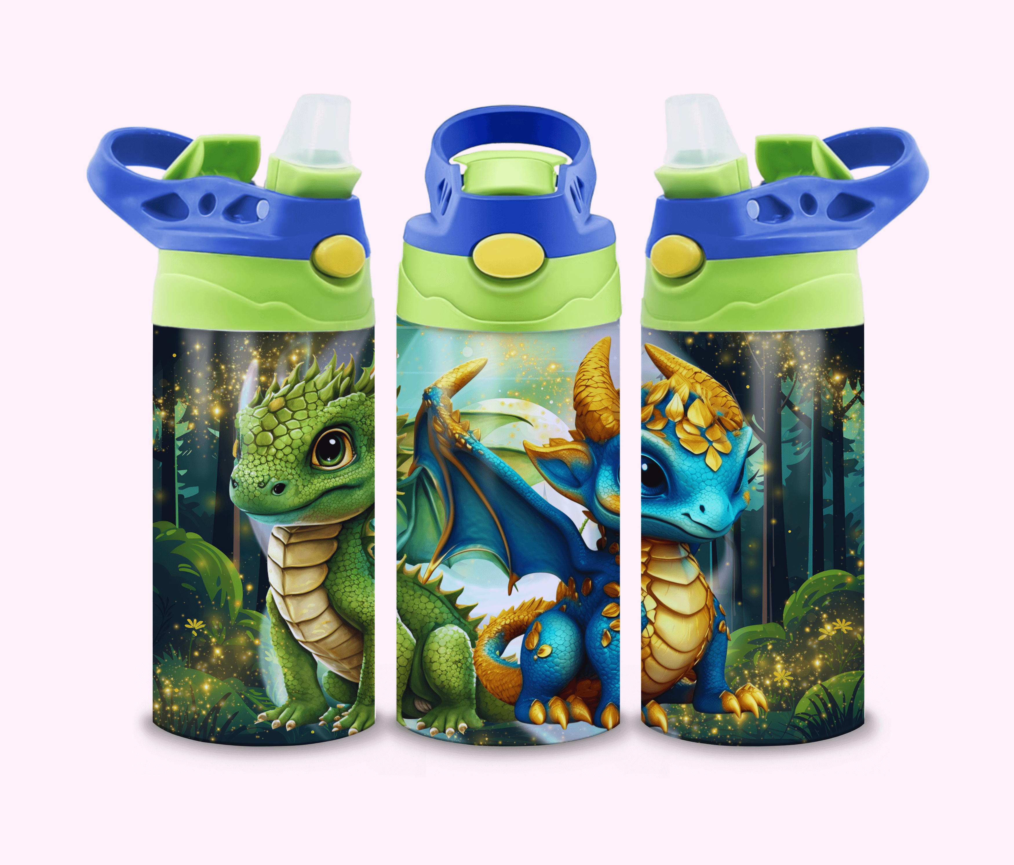 Dragons - Kids Tumbler featuring unique artwork, perfect for personal style and expression.
