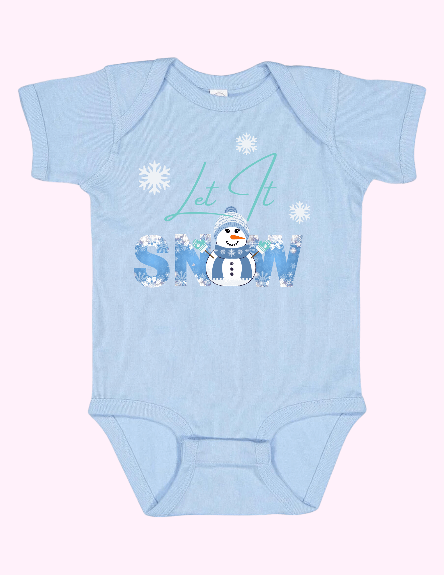 Let It Snow - Blue (Infant) featuring unique artwork, perfect for personal style and expression.