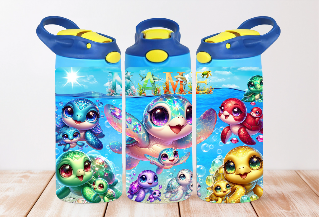 Sparkle Turtle  - Kids Tumbler