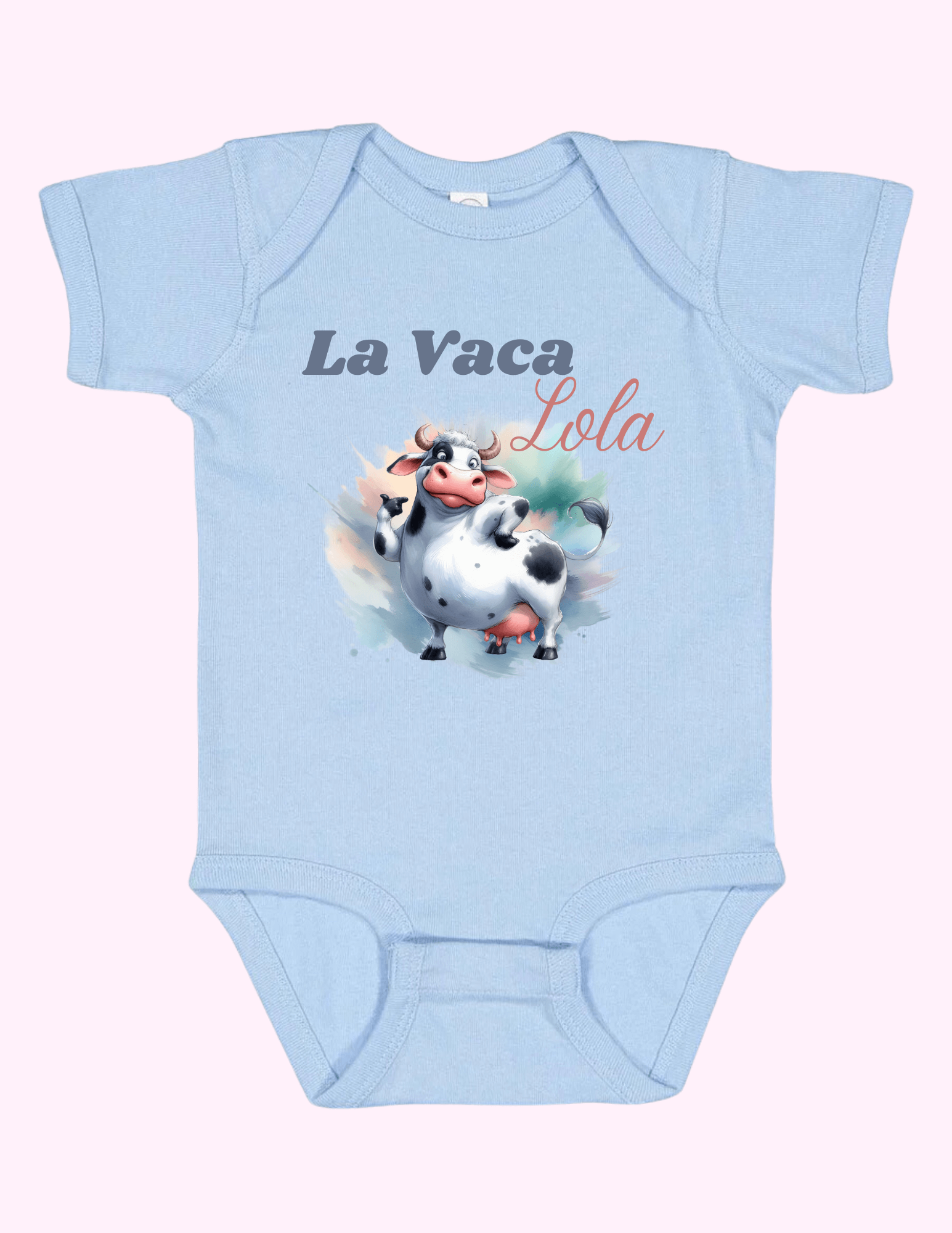 La Vaca Lola (Infant) featuring unique artwork, perfect for personal style and expression.
