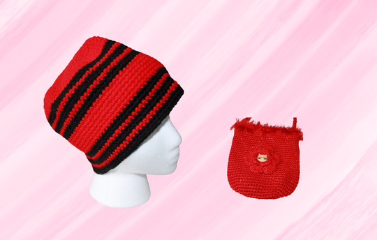 Cute Hats With Bags Bundle For Adults And Kids