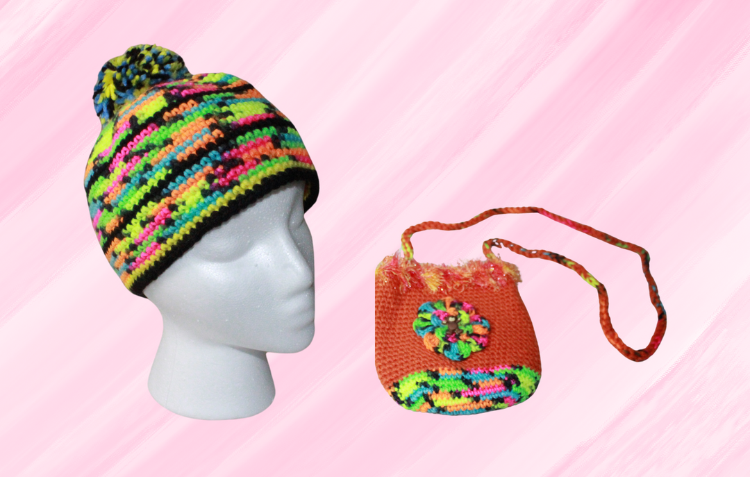 Cute Hats With Bags Bundle For Adults And Kids