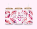 Do Not Fear - Glass Cup With Bamboo Lid 16oz featuring unique artwork, perfect for personal style and expression.