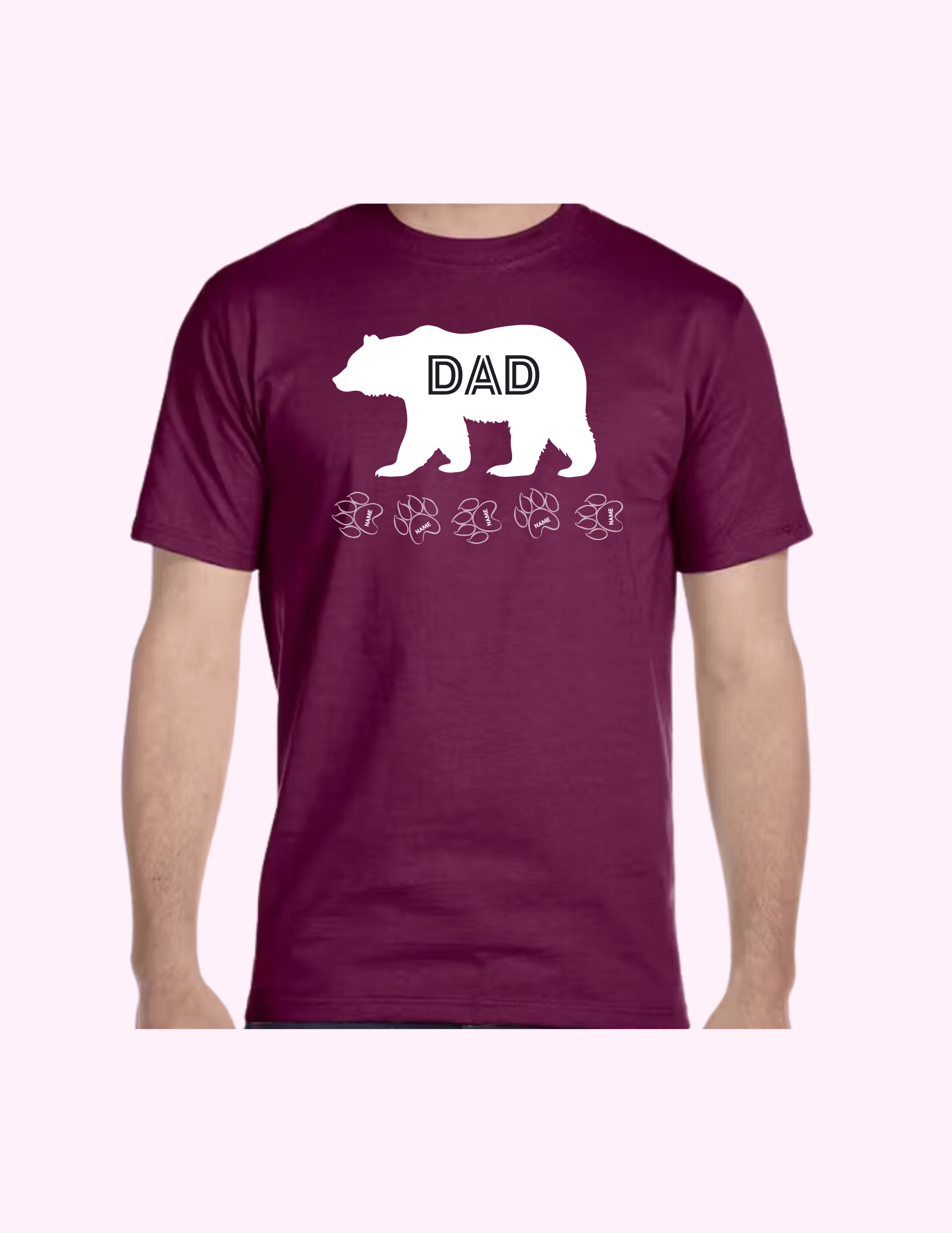 Dad Bear - Adult T-Shirt featuring unique artwork, perfect for personal style and expression.