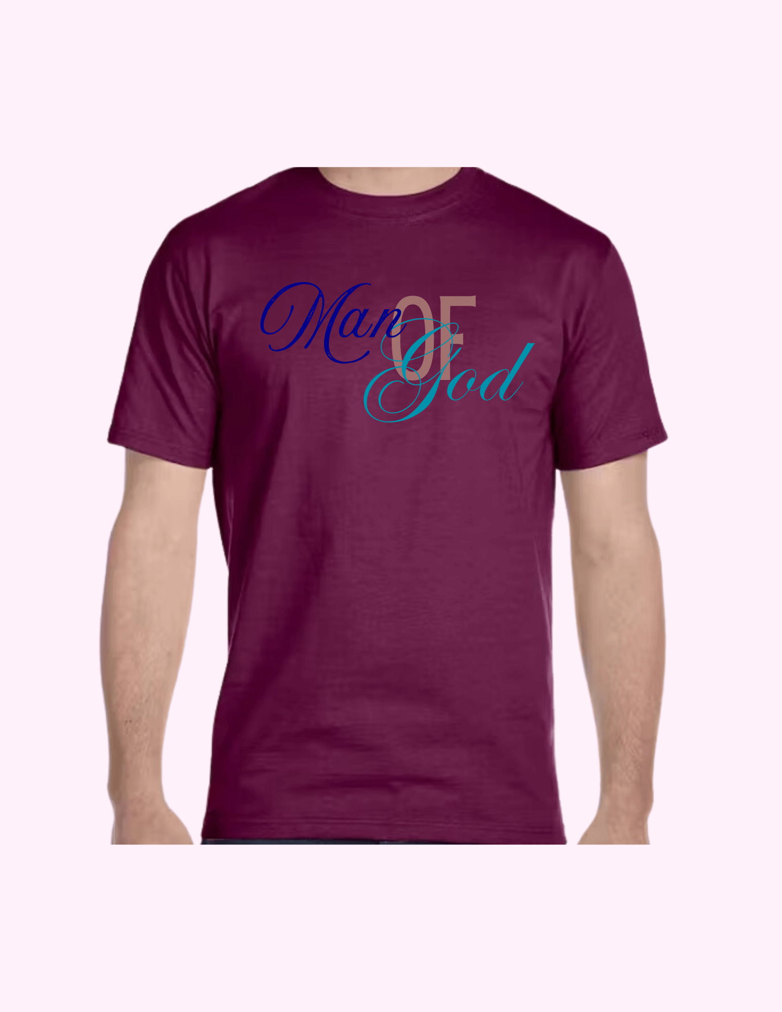 Man Of God - Adult T-Shirt featuring unique artwork, perfect for personal style and expression.