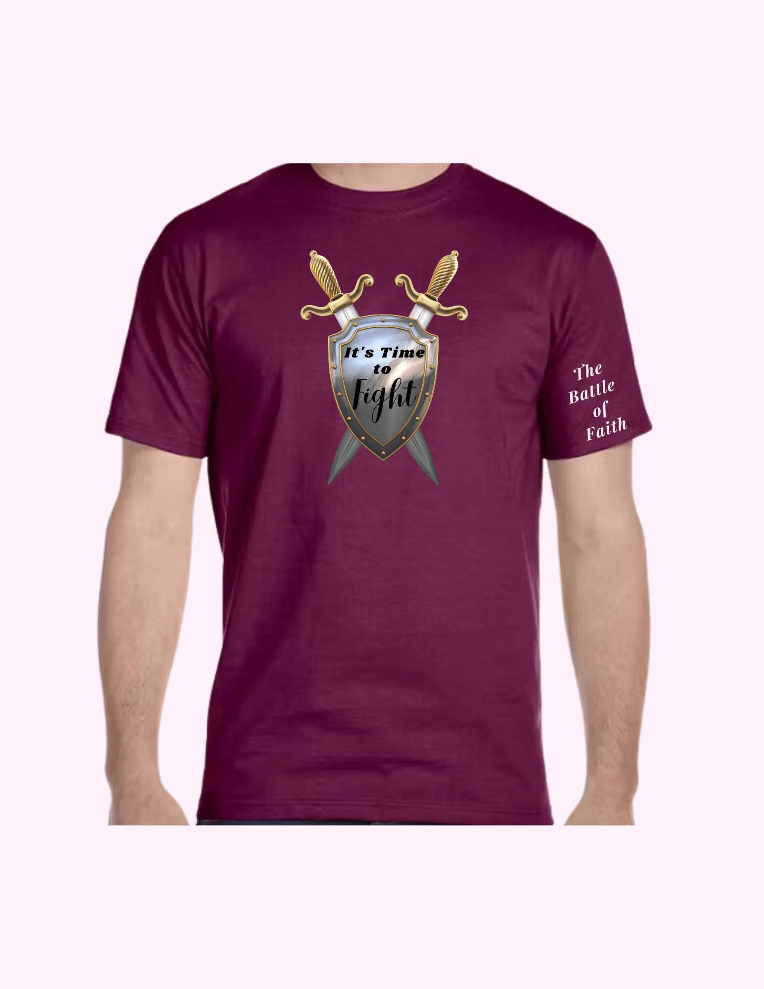 It's Time To Fight - Adult T-Shirt featuring unique artwork, perfect for personal style and expression.