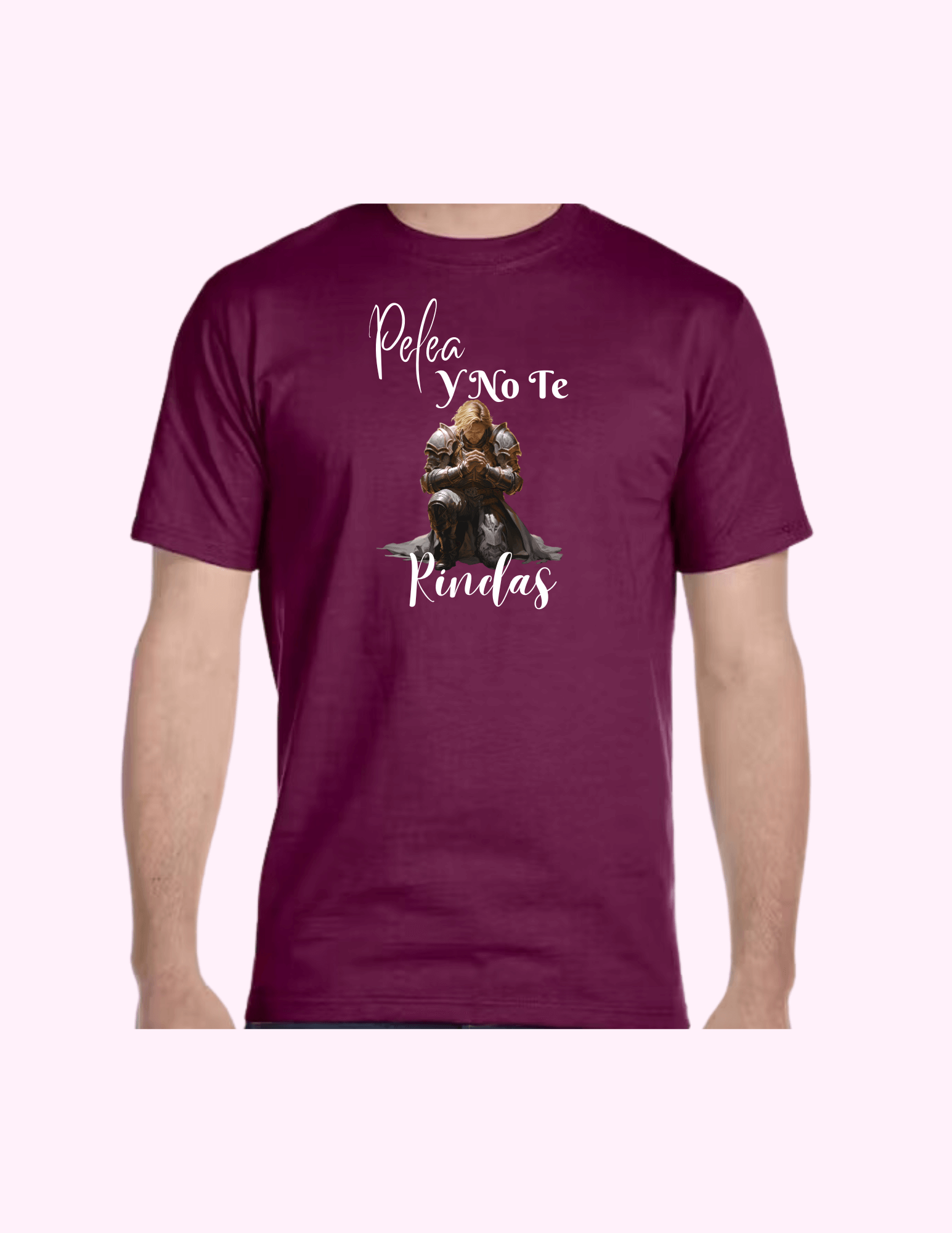 Pelea Y No Te Rindas (Hombre) - Adult T-Shirt featuring unique artwork, perfect for personal style and expression.