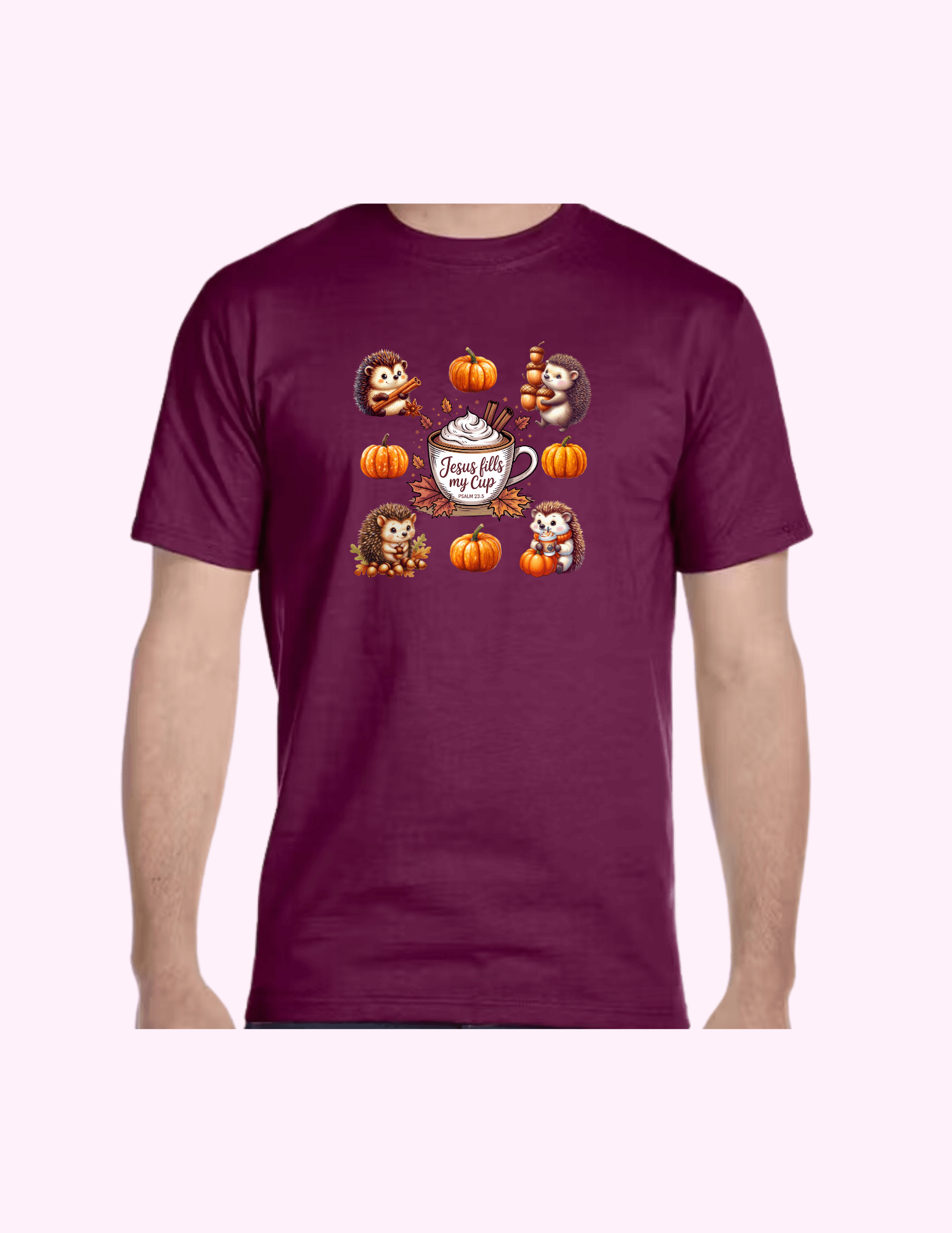 Jesus Fills My Cup - Adult T-Shirt