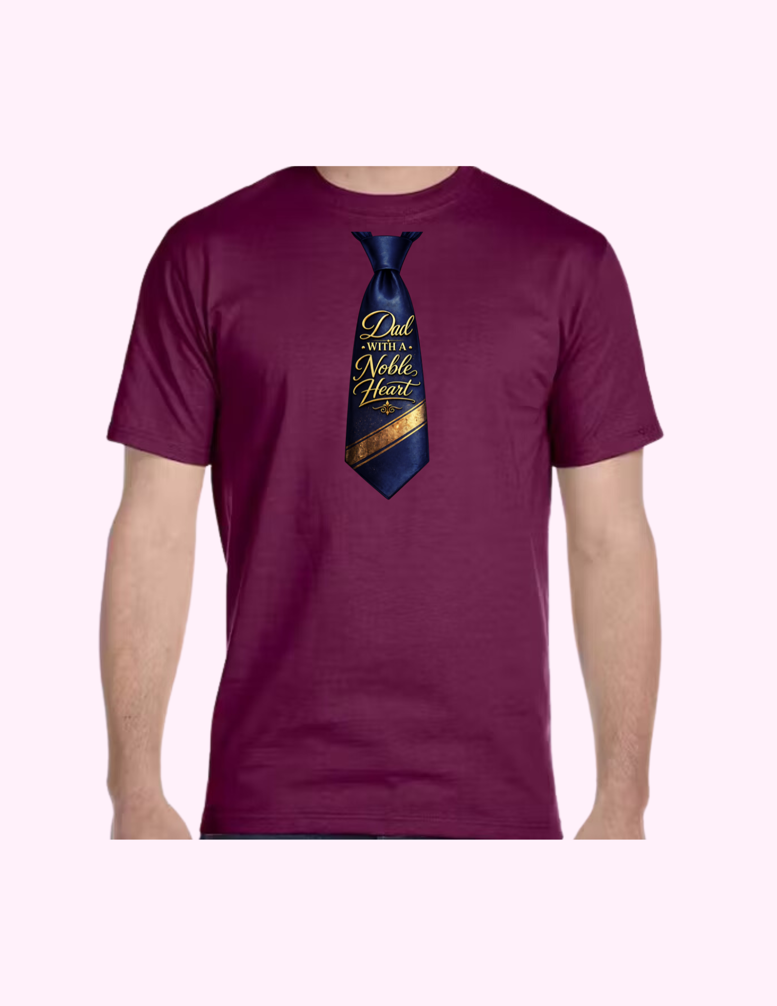 Dad With A Noble Heart - Adult T-Shirt