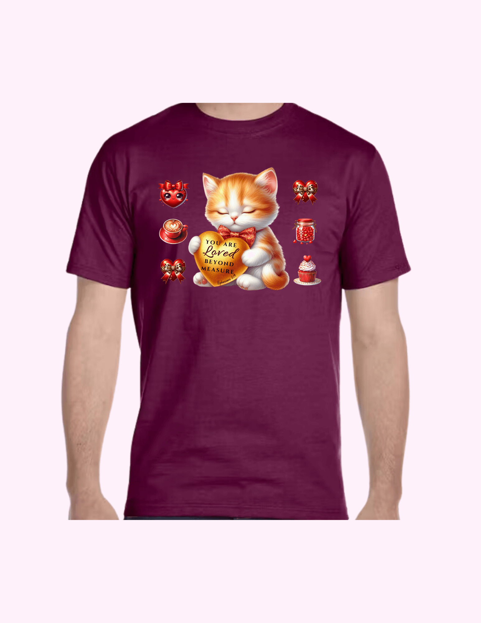 You Are Loved - Adult T-Shirt featuring unique artwork, perfect for personal style and expression.