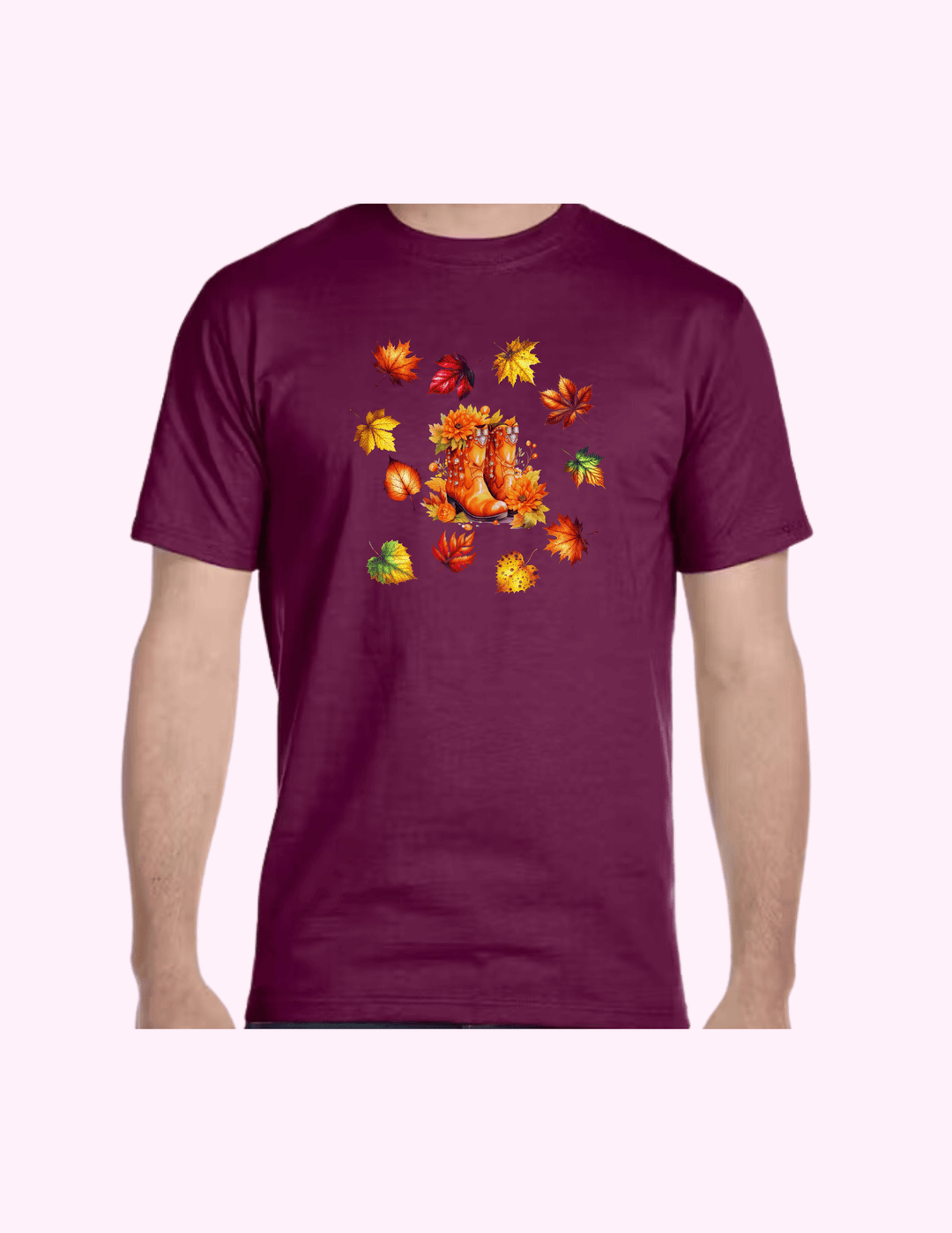 Autumn On Boots - Adult T-Shirt