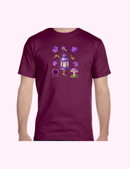 Purple Autumn - Adult T-Shirt
