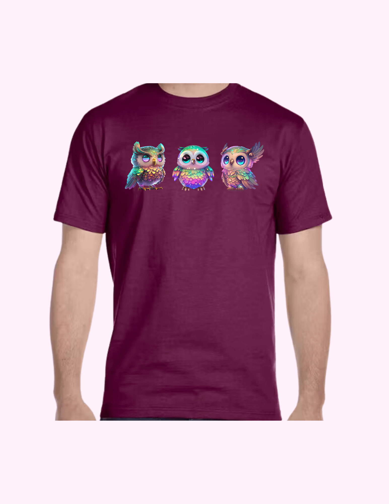 Owls - Adult T-Shirt featuring unique artwork, perfect for personal style and expression.