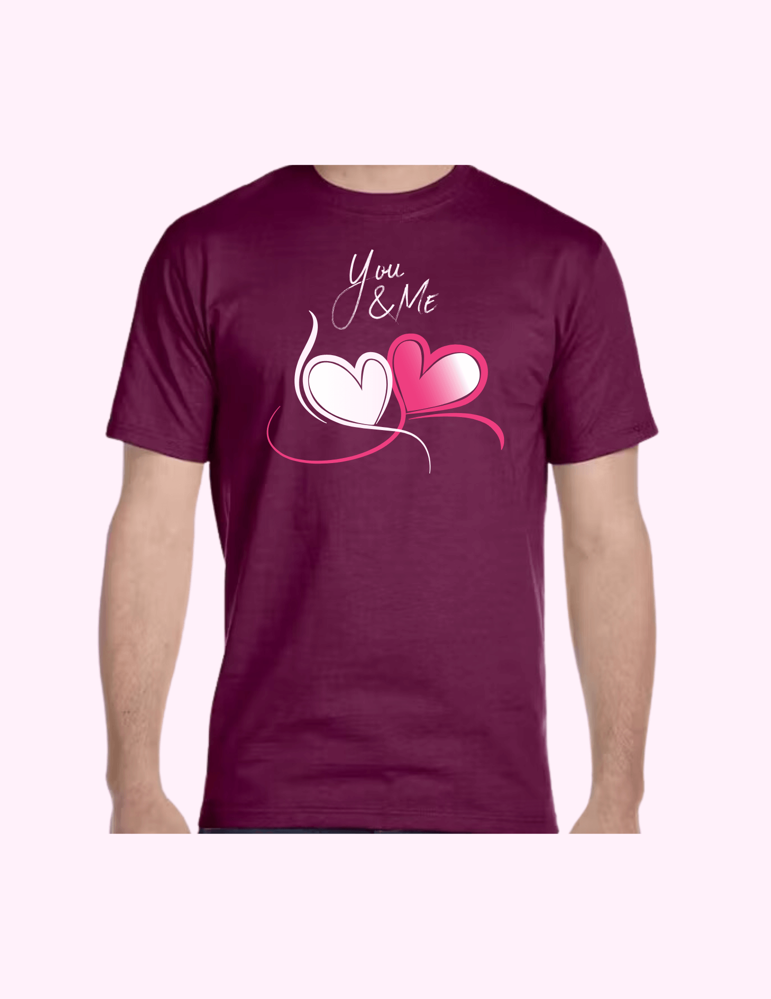 You & Me - Adult T-Shirt featuring unique artwork, perfect for personal style and expression.