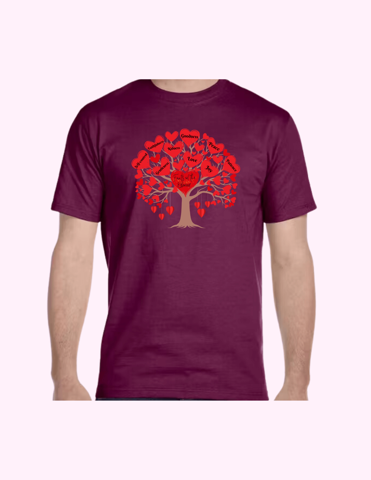 Fruits Of The Spirit - Adult T-Shirt featuring unique artwork, perfect for personal style and expression.